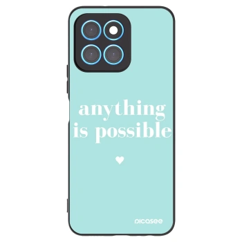 Picasee silikonový černý obal pro Honor X8 5G - Anything is possible
