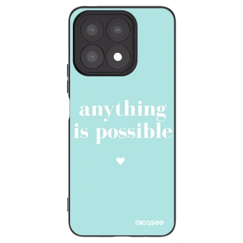 Picasee silikonový černý obal pro Honor X8a - Anything is possible