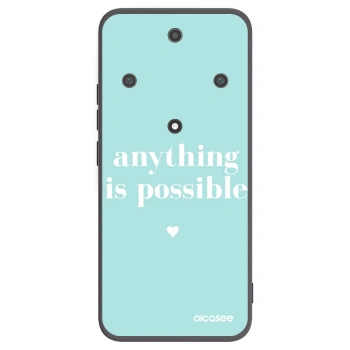 Picasee silikonový černý obal pro Honor Magic5 Lite 5G - Anything is possible