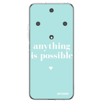 Picasee silikonový průhledný obal pro Honor Magic5 Lite 5G - Anything is possible