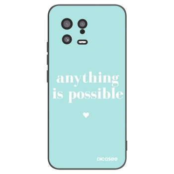 Picasee silikonový černý obal pro Xiaomi 13 - Anything is possible
