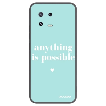 Picasee silikonový černý obal pro Xiaomi 13 Pro - Anything is possible