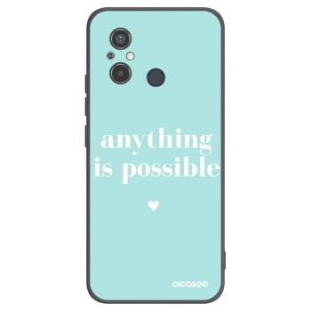 Picasee silikonový černý obal pro Xiaomi Redmi 12C - Anything is possible