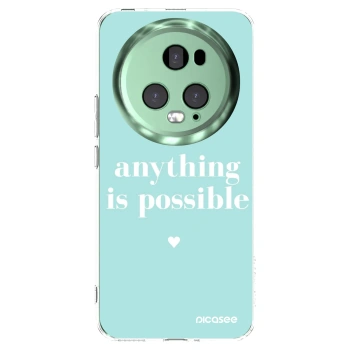 Picasee silikonový průhledný obal pro Honor Magic5 Pro - Anything is possible