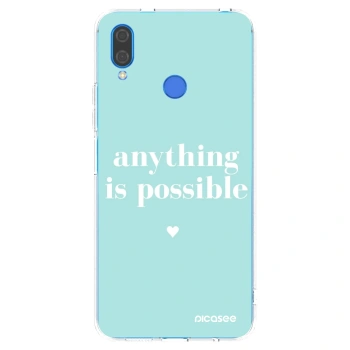 Picasee silikonový průhledný obal pro Huawei Nova 3 - Anything is possible