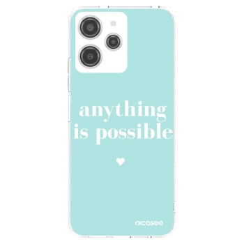 Picasee silikonový průhledný obal pro Xiaomi Redmi 12 4G - Anything is possible