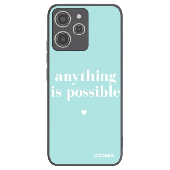 Picasee silikonový černý obal pro Xiaomi Redmi 12 4G - Anything is possible