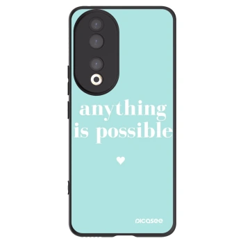 Picasee silikonový černý obal pro Honor 90 5G - Anything is possible