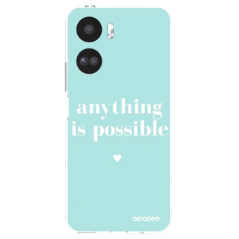 Picasee silikonový průhledný obal pro Honor 90 Lite 5G - Anything is possible
