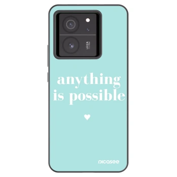 Picasee silikonový černý obal pro Xiaomi 13T - Anything is possible