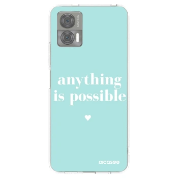 Picasee silikonový průhledný obal pro Motorola Edge 30 Neo - Anything is possible