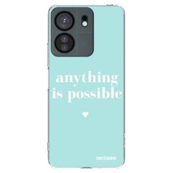 Picasee silikonový průhledný obal pro Xiaomi Redmi 13C 4G - Anything is possible