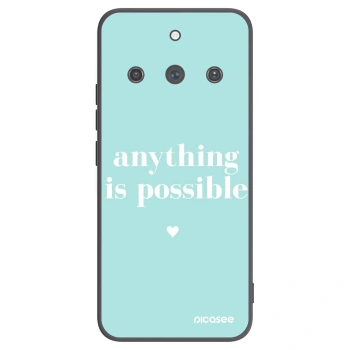 Picasee silikonový černý obal pro Realme 11 Pro+ - Anything is possible