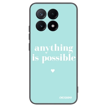 Picasee silikonový černý obal pro Xiaomi Poco X6 Pro - Anything is possible