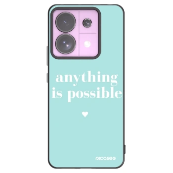 Picasee silikonový černý obal pro Xiaomi Redmi Note 13 Pro 5G - Anything is possible