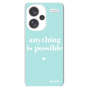 Picasee silikonový průhledný obal pro Xiaomi Redmi Note 13 Pro+ 5G - Anything is possible