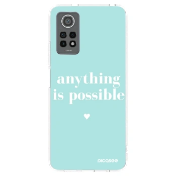 Picasee silikonový průhledný obal pro Xiaomi Redmi Note 12 Pro 4G - Anything is possible