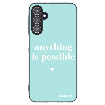 Picasee silikonový černý obal pro Samsung Galaxy A15 A155F 4G - Anything is possible