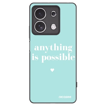Picasee silikonový černý obal pro Xiaomi Redmi Note 13 4G - Anything is possible
