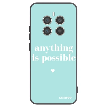 Picasee silikonový černý obal pro Realme 12 Pro 5G - Anything is possible