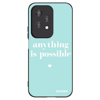 Picasee silikonový černý obal pro Honor 200 Lite - Anything is possible