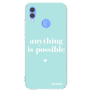 Picasee silikonový průhledný obal pro Honor 10 Lite - Anything is possible
