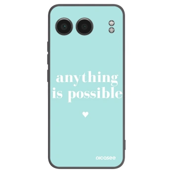 Picasee silikonový černý obal pro OnePlus Nord 4 - Anything is possible