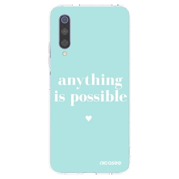 Picasee silikonový průhledný obal pro Xiaomi Mi 9 - Anything is possible