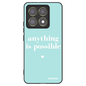 Picasee silikonový černý obal pro Xiaomi 14T - Anything is possible
