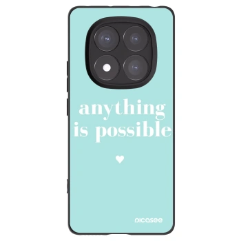 Picasee silikonový černý obal pro Xiaomi Redmi Note 14 Pro+ 5G - Anything is possible