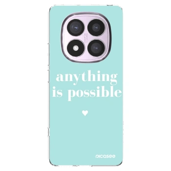 Picasee silikonový průhledný obal pro Xiaomi Redmi Note 14 Pro 5G - Anything is possible