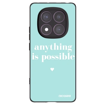 Picasee silikonový černý obal pro Xiaomi Redmi Note 14 Pro 4G - Anything is possible
