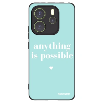 Picasee silikonový černý obal pro Xiaomi Redmi Note 14 4G - Anything is possible
