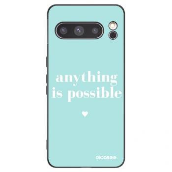 Picasee silikonový černý obal pro Google Pixel 8 Pro - Anything is possible