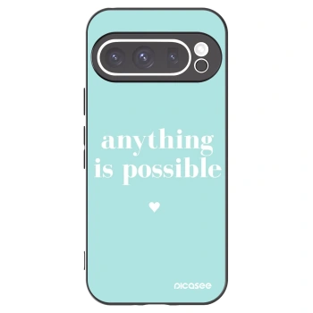 Picasee silikonový černý obal pro Google Pixel 9 Pro - Anything is possible