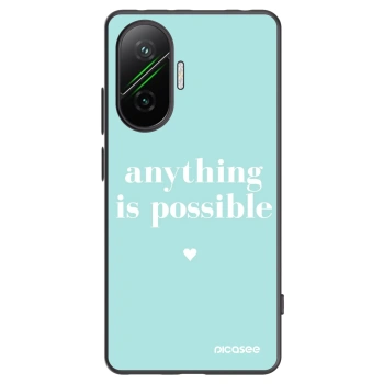Picasee silikonový černý obal pro Xiaomi Poco F7 Pro 5G - Anything is possible