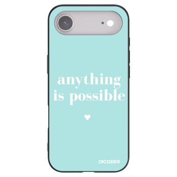 Picasee silikonový černý obal pro Apple iPhone Air - Anything is possible