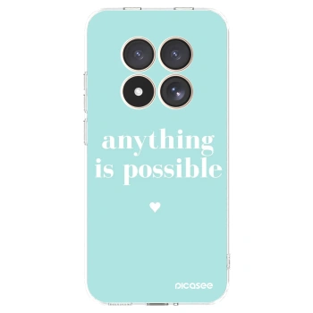 Picasee silikonový průhledný obal pro Xiaomi Redmi Note 15 Pro 4G - Anything is possible