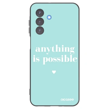 Picasee silikonový černý obal pro Samsung Galaxy A17 5G - Anything is possible
