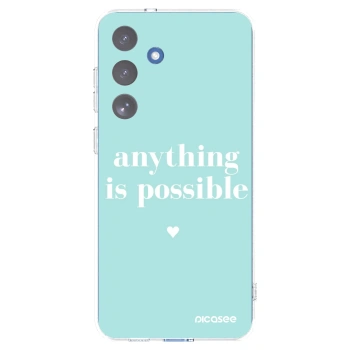 Picasee silikonový průhledný obal pro Samsung Galaxy S25 FE 5G - Anything is possible