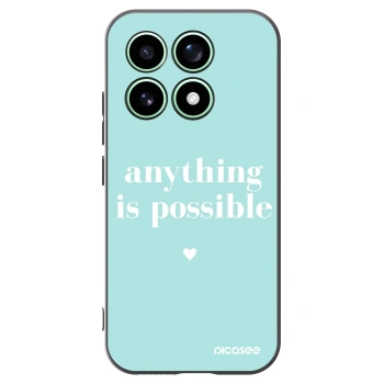 Picasee silikonový černý obal pro Xiaomi 17 - Anything is possible