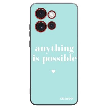 Picasee silikonový černý obal pro Motorola Edge 60 Neo 5G - Anything is possible