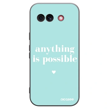 Picasee silikonový černý obal pro Google Pixel 10a - Anything is possible