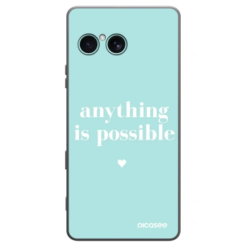 Picasee silikonový černý obal pro Sony Xperia 10 VII - Anything is possible