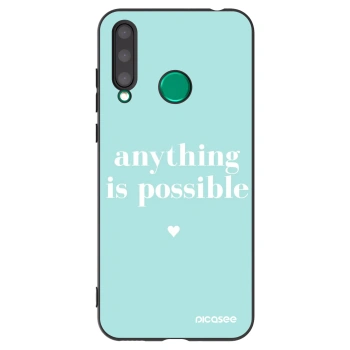 Picasee silikonový černý obal pro Honor 20 Lite - Anything is possible