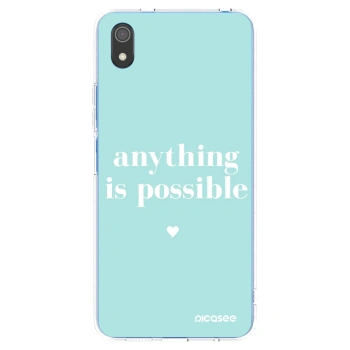 Picasee silikonový průhledný obal pro Xiaomi Redmi 7A - Anything is possible