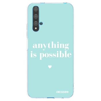 Picasee silikonový průhledný obal pro Huawei Nova 5T - Anything is possible