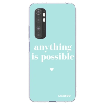 Picasee silikonový průhledný obal pro Xiaomi Mi Note 10 Lite - Anything is possible