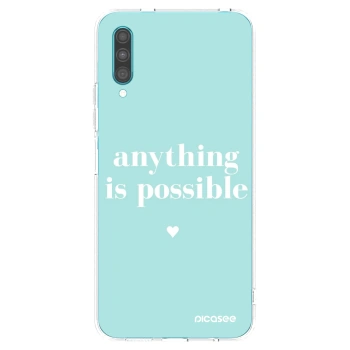Picasee silikonový průhledný obal pro Samsung Galaxy A30s A307F - Anything is possible