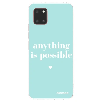 Picasee silikonový průhledný obal pro Samsung Galaxy Note 10 Lite N770F - Anything is possible